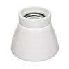 Deckenleuchte / Lampenfassung MINZ, Porzellan, weiß glänzend, 1 x E27 max. 300W, 72mm Ø