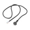 Cable de alimentación para sistema enchufable IP44 NEMO, 1m, negro, 2 x 0,75 mm²